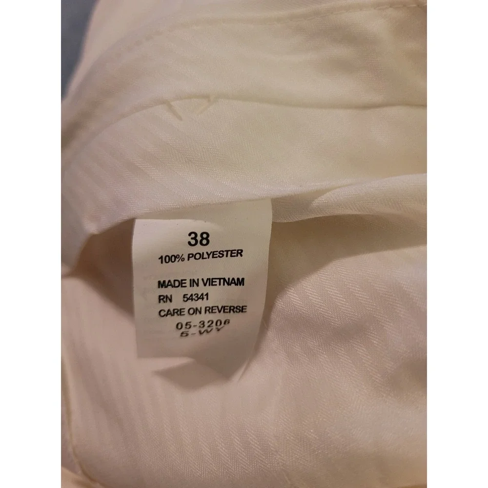 Louis Raphael Golf Shorts Mens 38 White Flat Front Casual Outdoor Casual